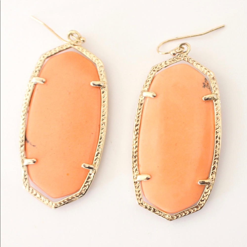 Kendra Scott Danielle Earrings in Coral